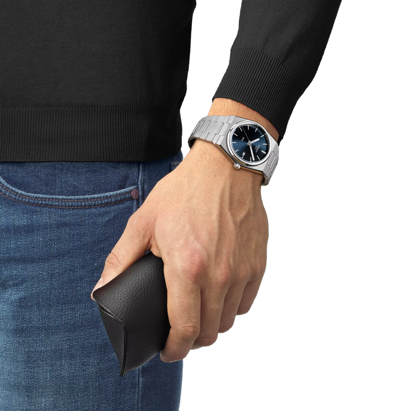 Luxury Stainless Steel Blue Dial Men's Watch